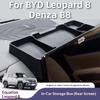 For BYD Leopard 8 Denza B8 Center Screen Rear Storage Box Organizer Interior Accessories Practical Car Tissue Holder