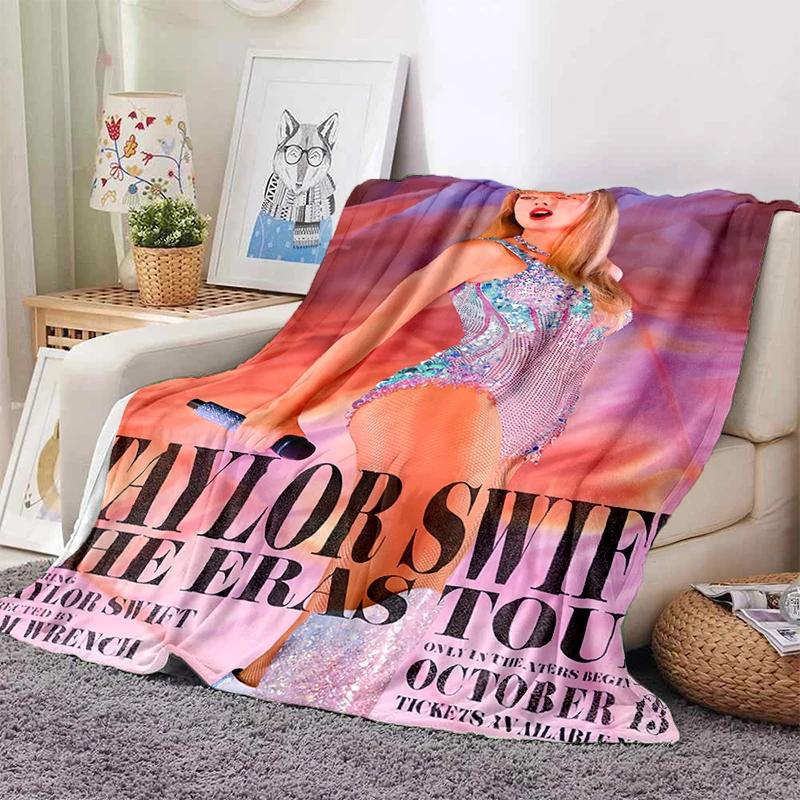 3D S-Swift Fashion Blanket,Soft Throw Blanket for Home Bedroom Bed Sofa Picnic Travel Cover Blanket Kids Gift