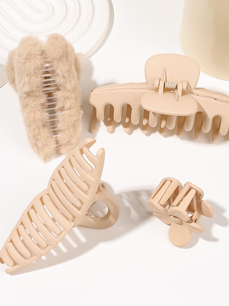 7PCS Hair Clips for Women, Flower Claw Clips for Thick Hair, Non-Slip Hair Accessories with Multi-Styles