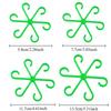 Reusable Plant Stem Folding Frame Garden Tools No Stake Trellis Plant Stem Support Branches Stem Organizer Gardening Tools 4pcs