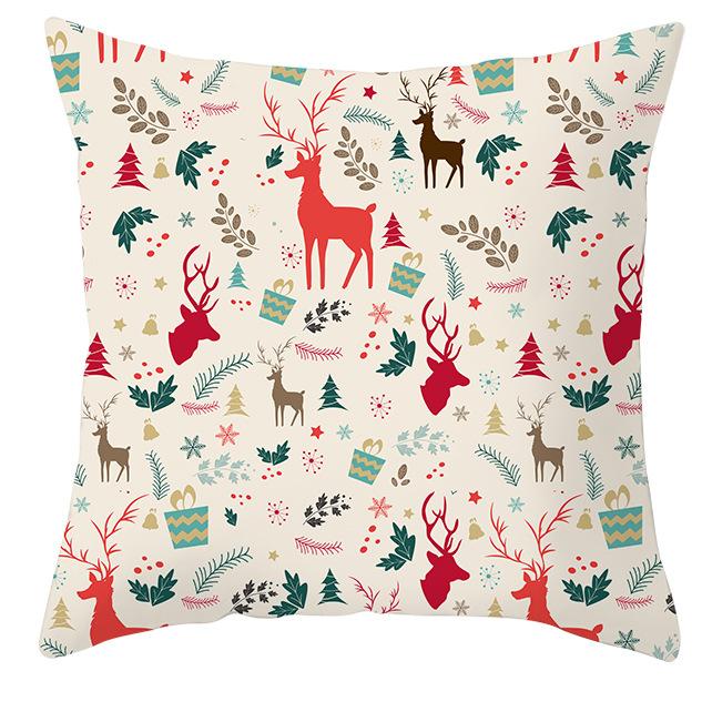 New Christmas Pillowcase Small Fresh Christmas Tree Home Cushion Cover