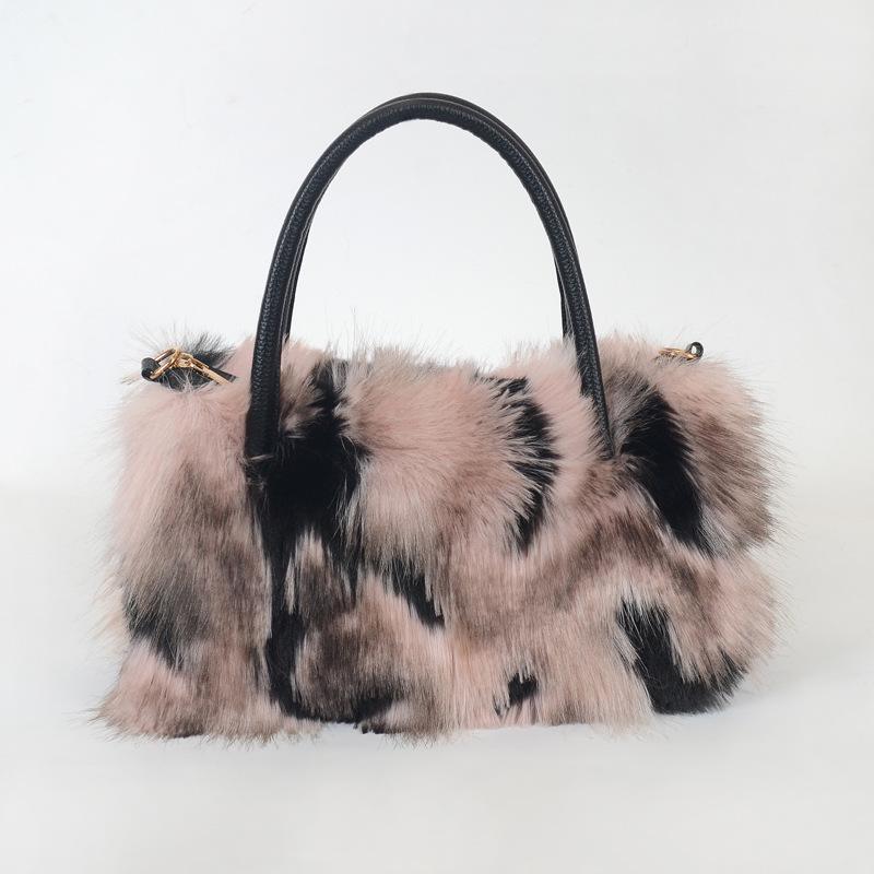 2025 Fall/Winter Women's Plush Faux Fur Crossbody Shoulder Bag