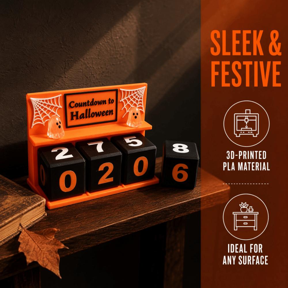 Ornament Desktop Decoration Exquisite Holiday Decor Halloween Theme Countdown Calendar Family