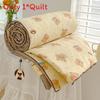 Flower Animal Cake Print Summer Air Conditioning Blanket Quilt Gift