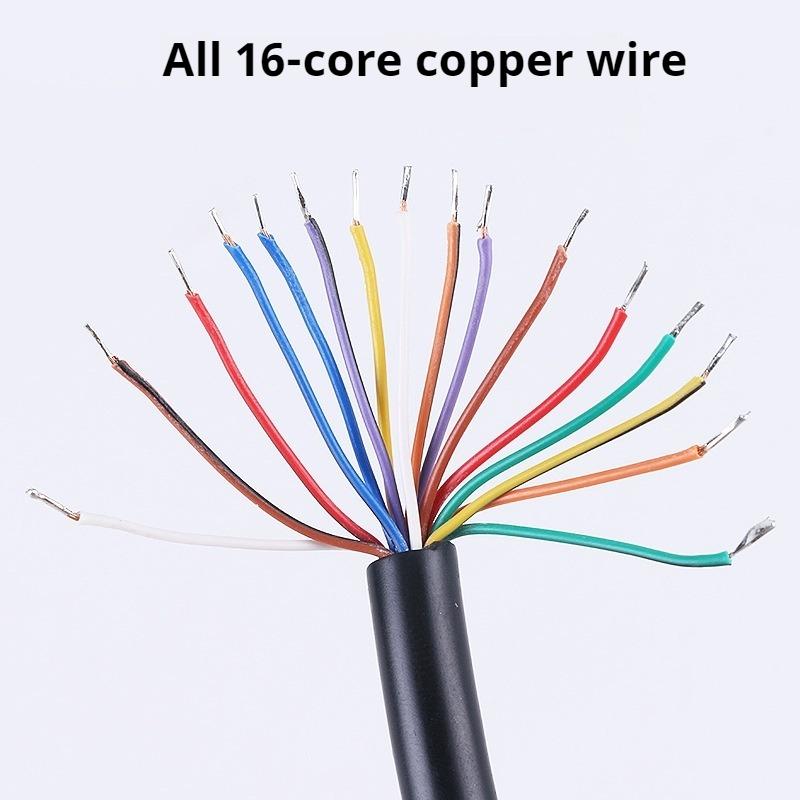 30CM OBD2 16Pin Y Splitter Cable 1 Male to Dual Female OBDII Extension Wire Car Diagnostic Scanner Adapter