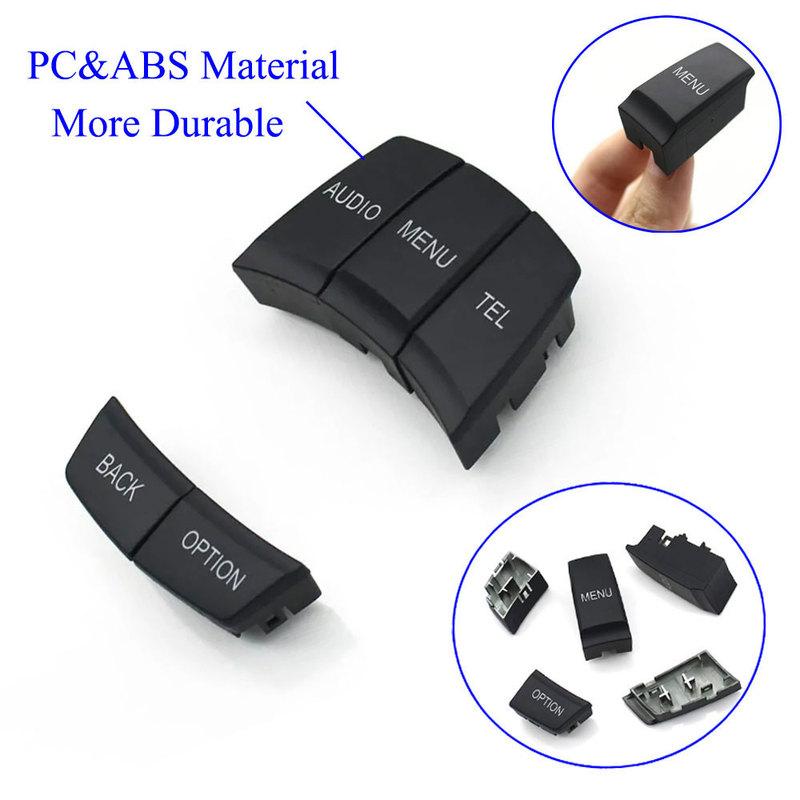 Interior 5PCS Center Console CIC IDrive Multimedia Knob Menu Button Switch For BMW F20 F21 F45 F46 F48 F49 F30 F32 F33 F82 F83