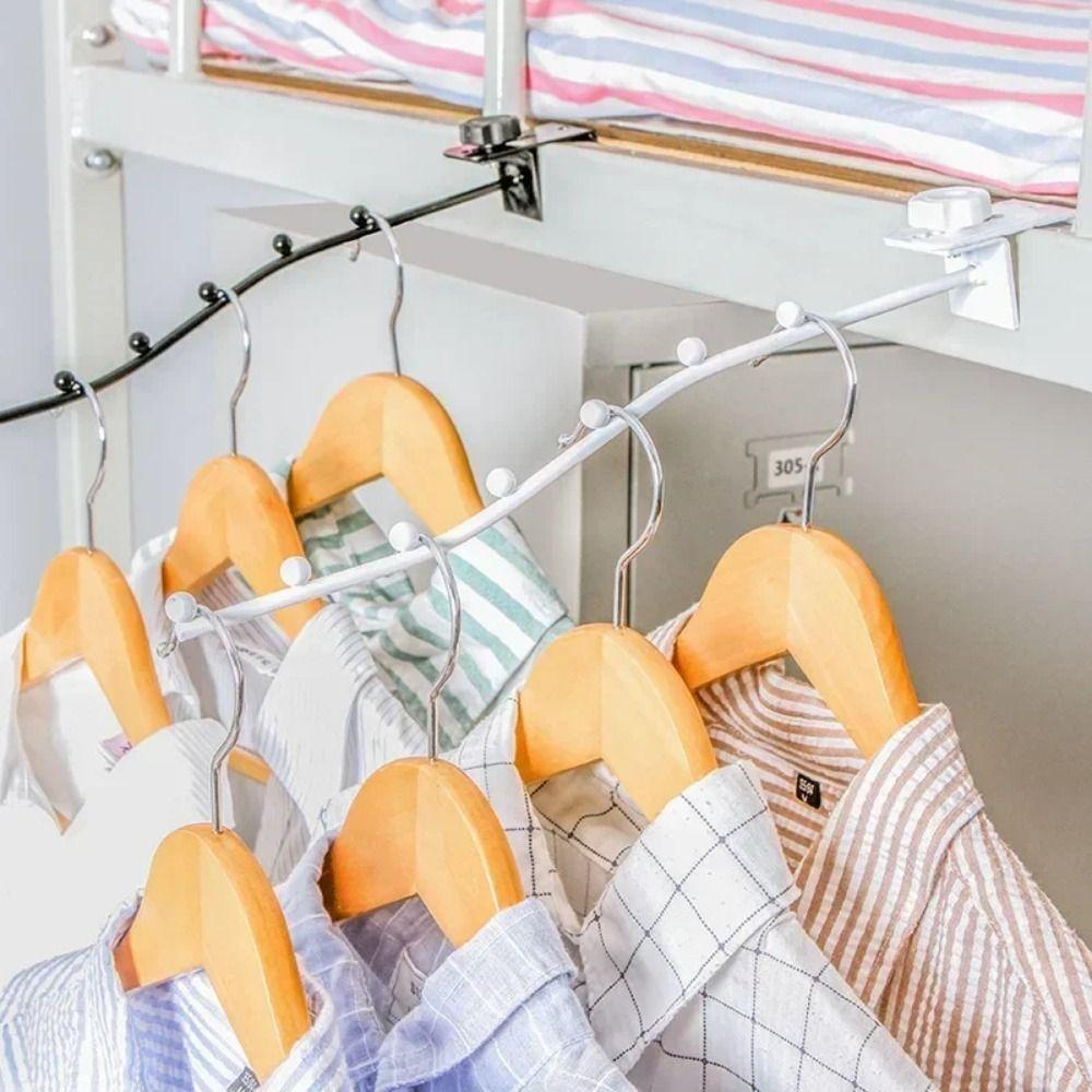 Appendiabiti da parete Organizzatore per armadio Salvaspazio Stendibiancheria da letto per dormitorio studentesco Ferro da stiro