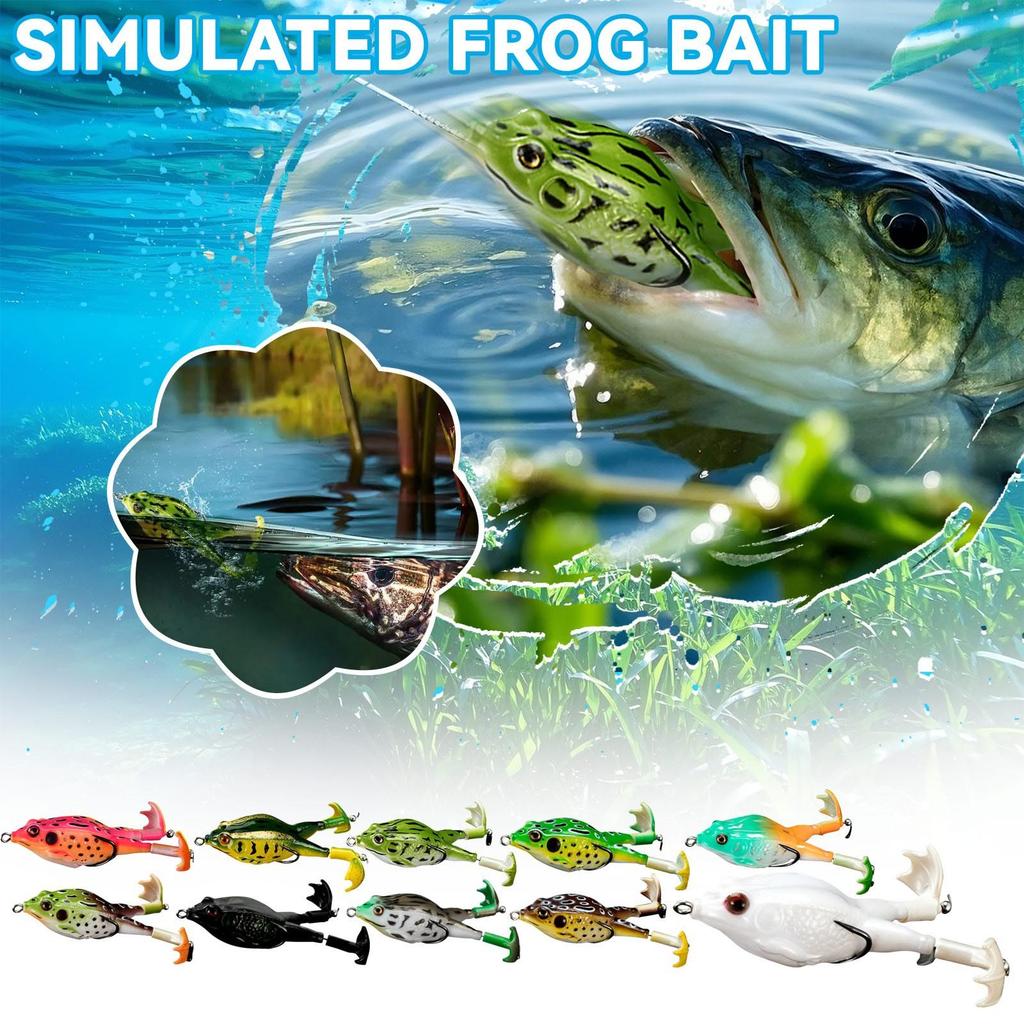 Absinkendes Multi-Fisch-Simulationsset Falsches Langstrecken-Meeresfischen Multi-Falsch