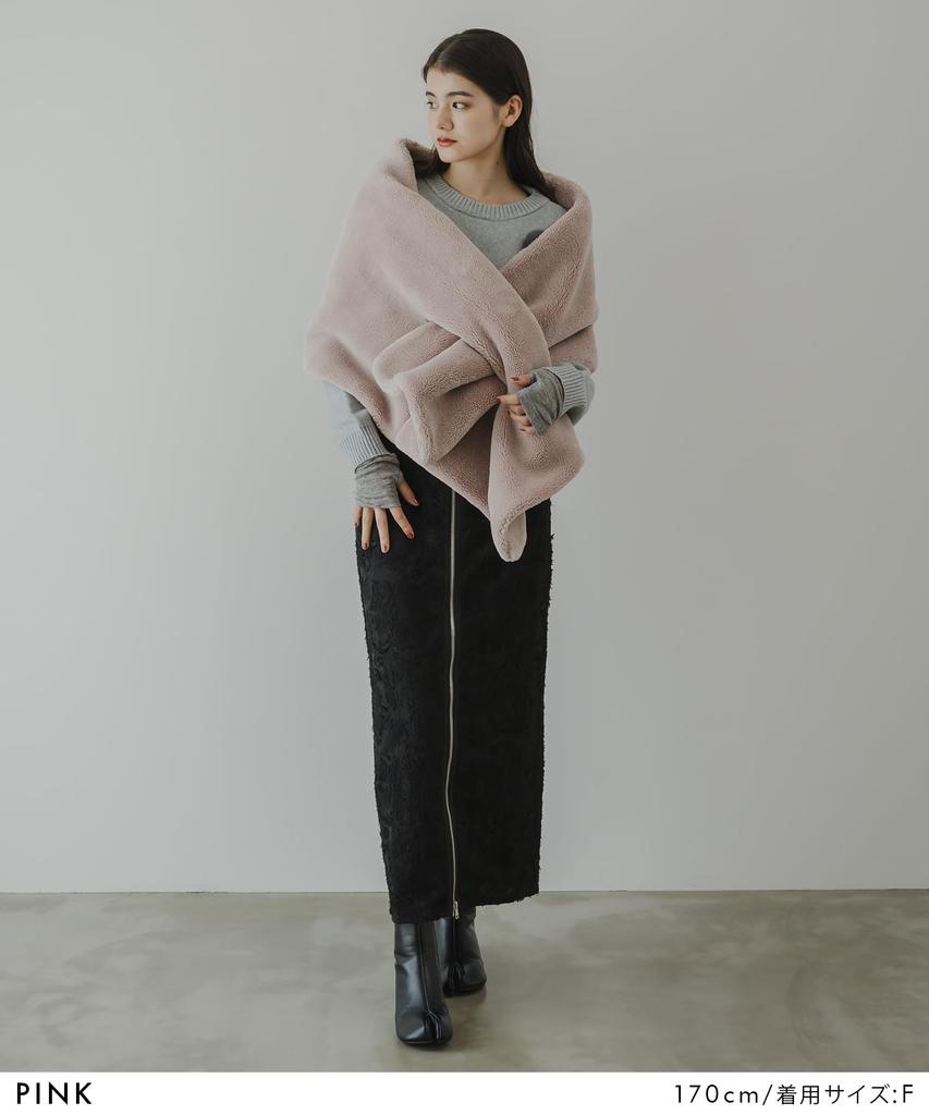 Teddy Bear Stole, Pink, Yumetenbo