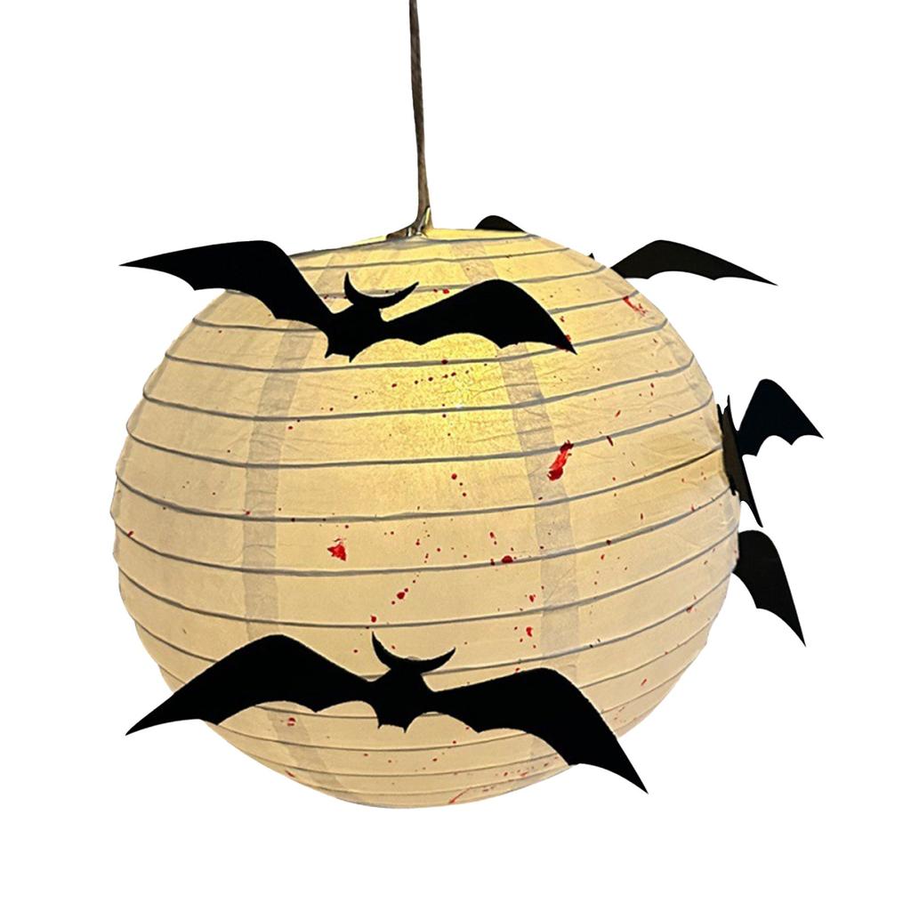 Halloween Paper Lamp Folding Decorative Lamp Festive Atmosphere Decoration Props Pendant