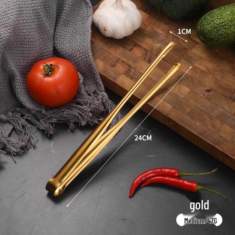 

Удлиненные японские щипцы для барбекю из нержавеющей стали 304 - Утолщенные щипцы для шведского стола и стейка