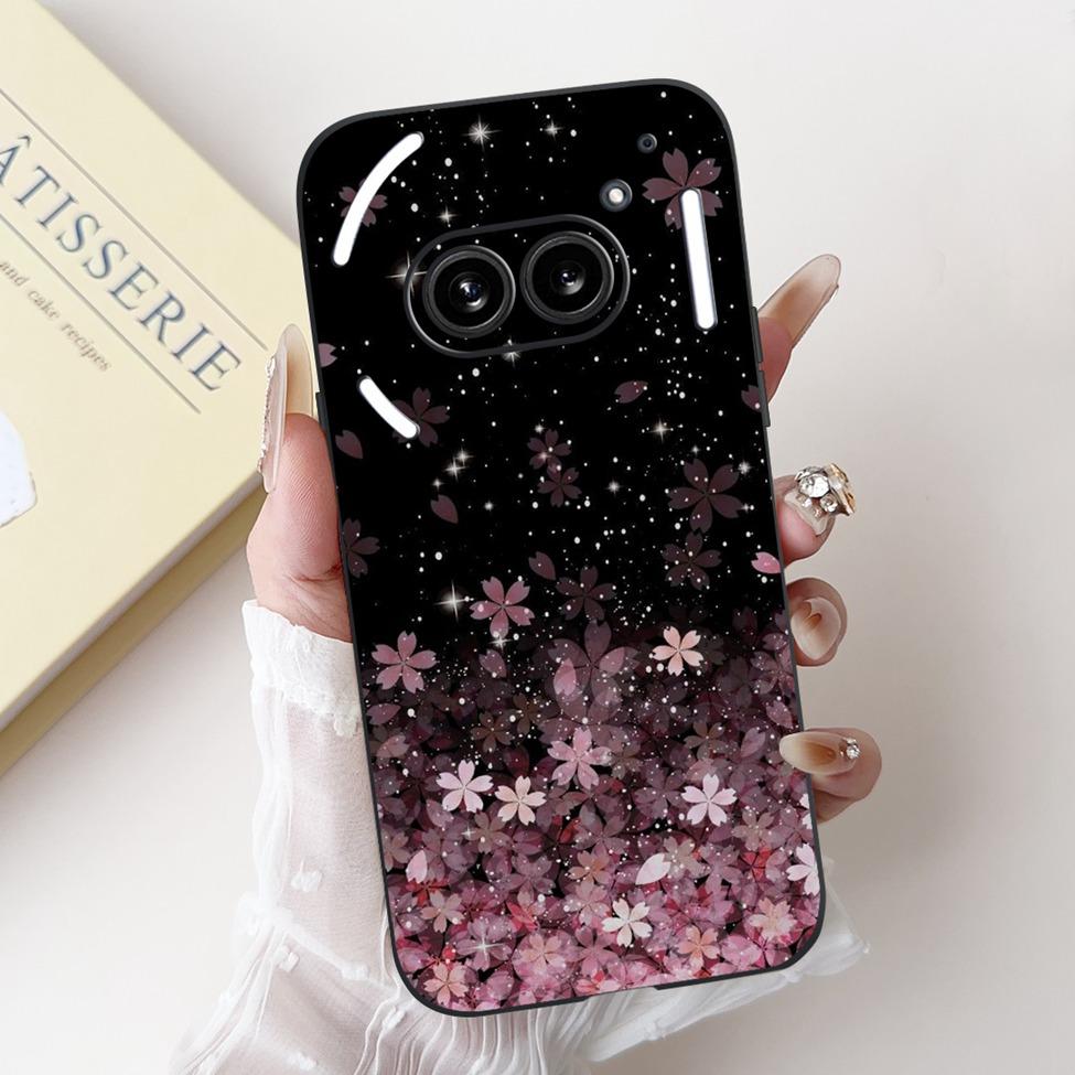 6.7" For Nothing Phone 2A Case A142 Silicone Luxury Flower Cute Cartoon Funny Shockproof Phone Case For Nothing Phone (2A) Cover
