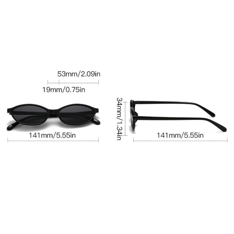 3pcs Vintage Oval Frame Glasses Suitable for Both Men And Women Casual And Versatile Perfect for Parties an Ideal Gift Choice