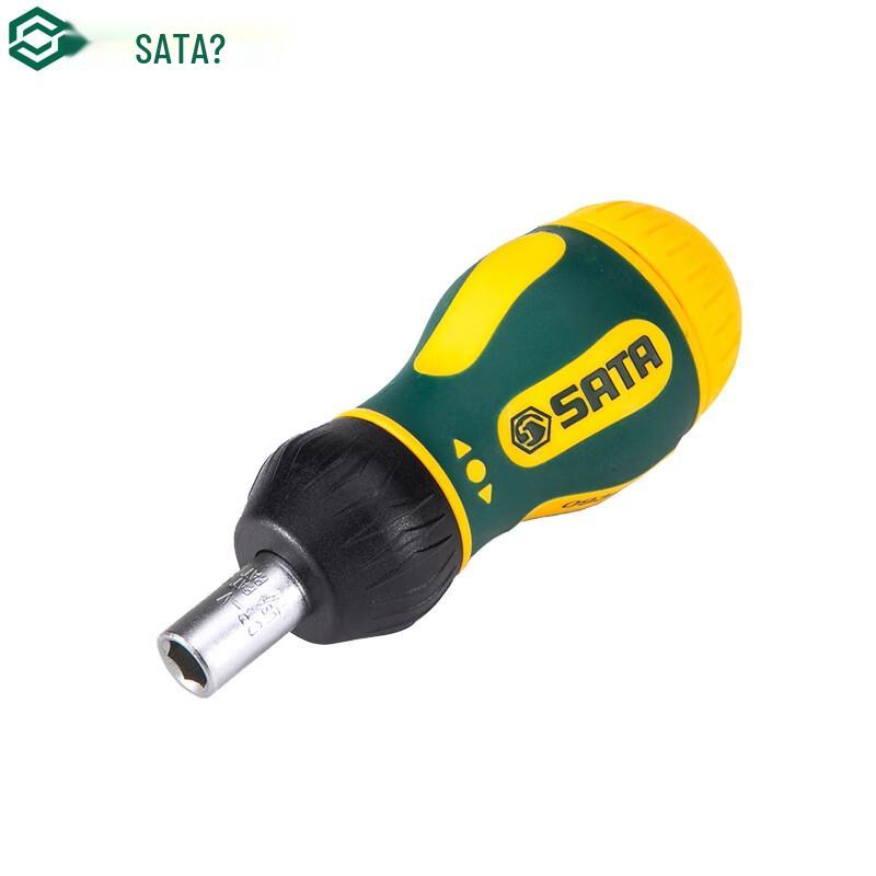 SATA 6-Piece Ultra-Short Ratchet Screwdriver Set 6-Piece Set