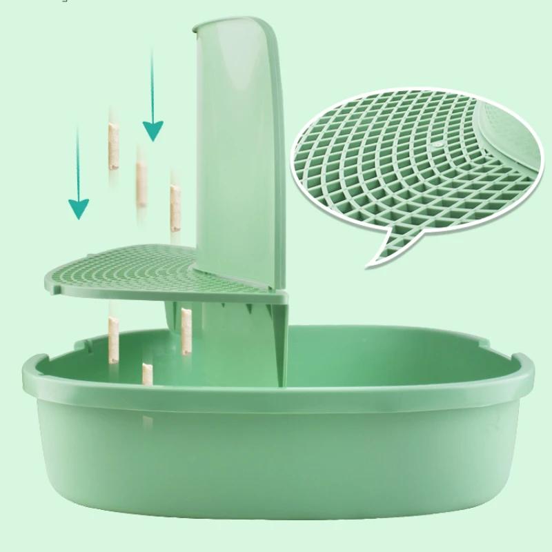 Cat Bedpans Hallway Cat Litter Box Super Large Fully Enclosed Spatter-Proof Litter Box Odor-Proof Litter Proof Baby Cat Toilet