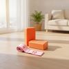 Pilates Blocks and Strap Set Non-Slip Brick Numbered for Beginners