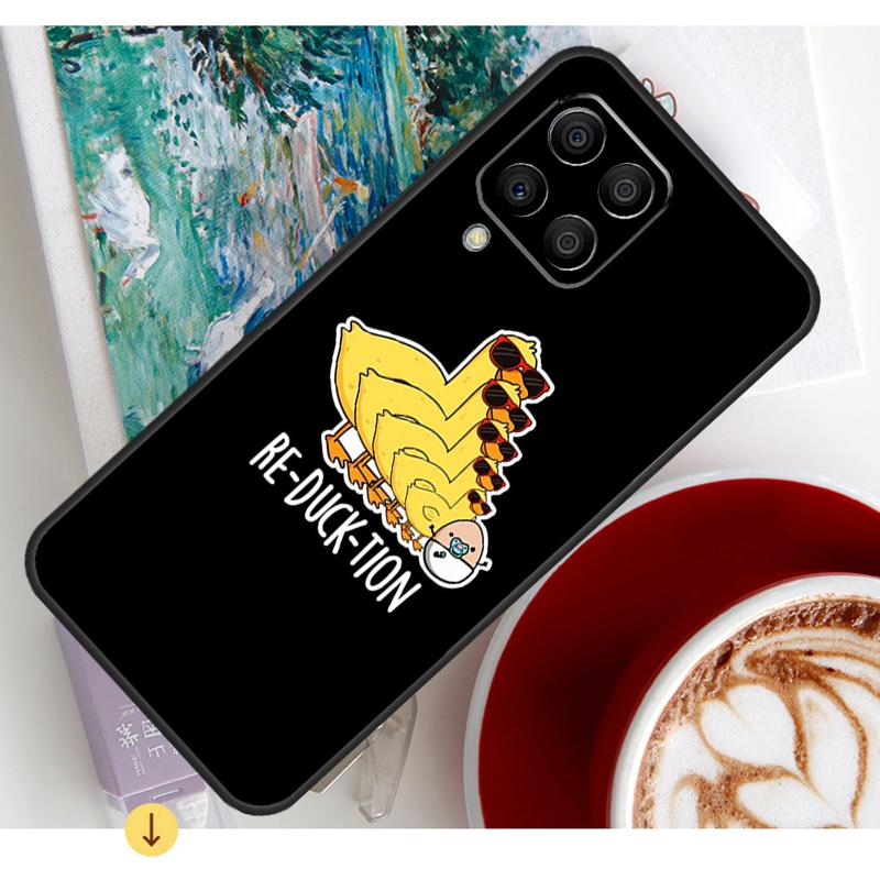 Funny Cartoon Duck Case For Samsung Galaxy M20 M31 M16 M36 M56 M33 M53 M13 M12 M32 M52 M15 M55 M14 M35 M34 M54