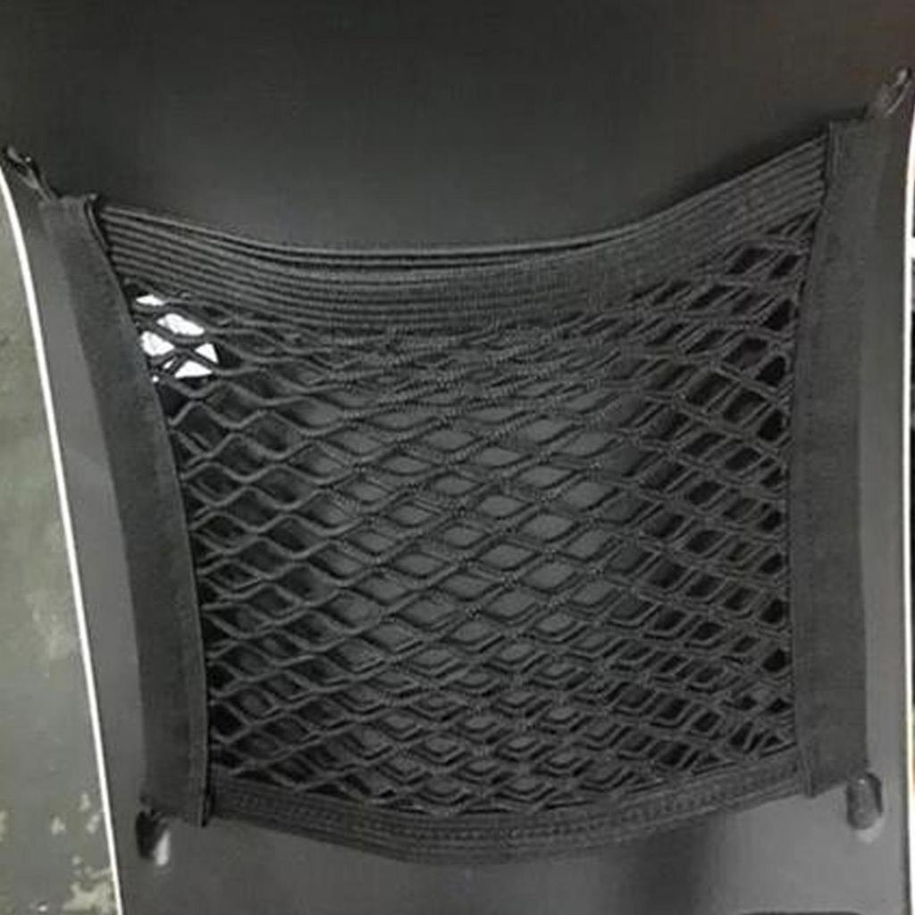 Motorcycle Cargo Net High Elastic Double Layer Motorcycle for Helmet Storage Bungee Cargo Net with Hooks Luggage Net