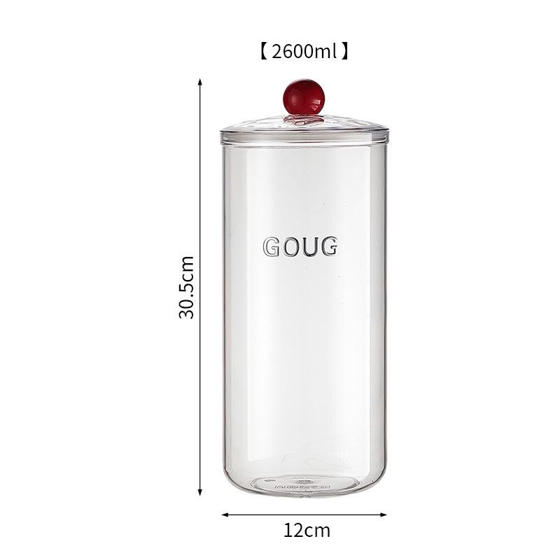 Airtight Transparent Kitchen Storage Container for Cereal, Grains, Spices, Snacks, Nuts, and Dried Goods