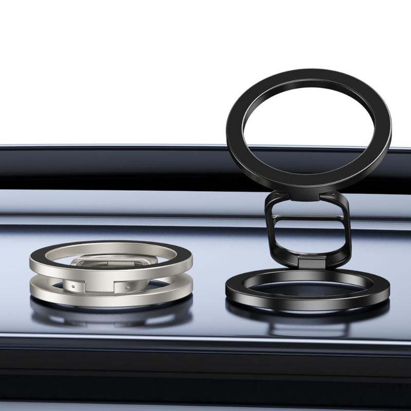 multifunction Magnetic Phone Stand Double Magnetic Designs Phone Stand for Secure Hold Adjustable Angles Stand for Car/Gym Use