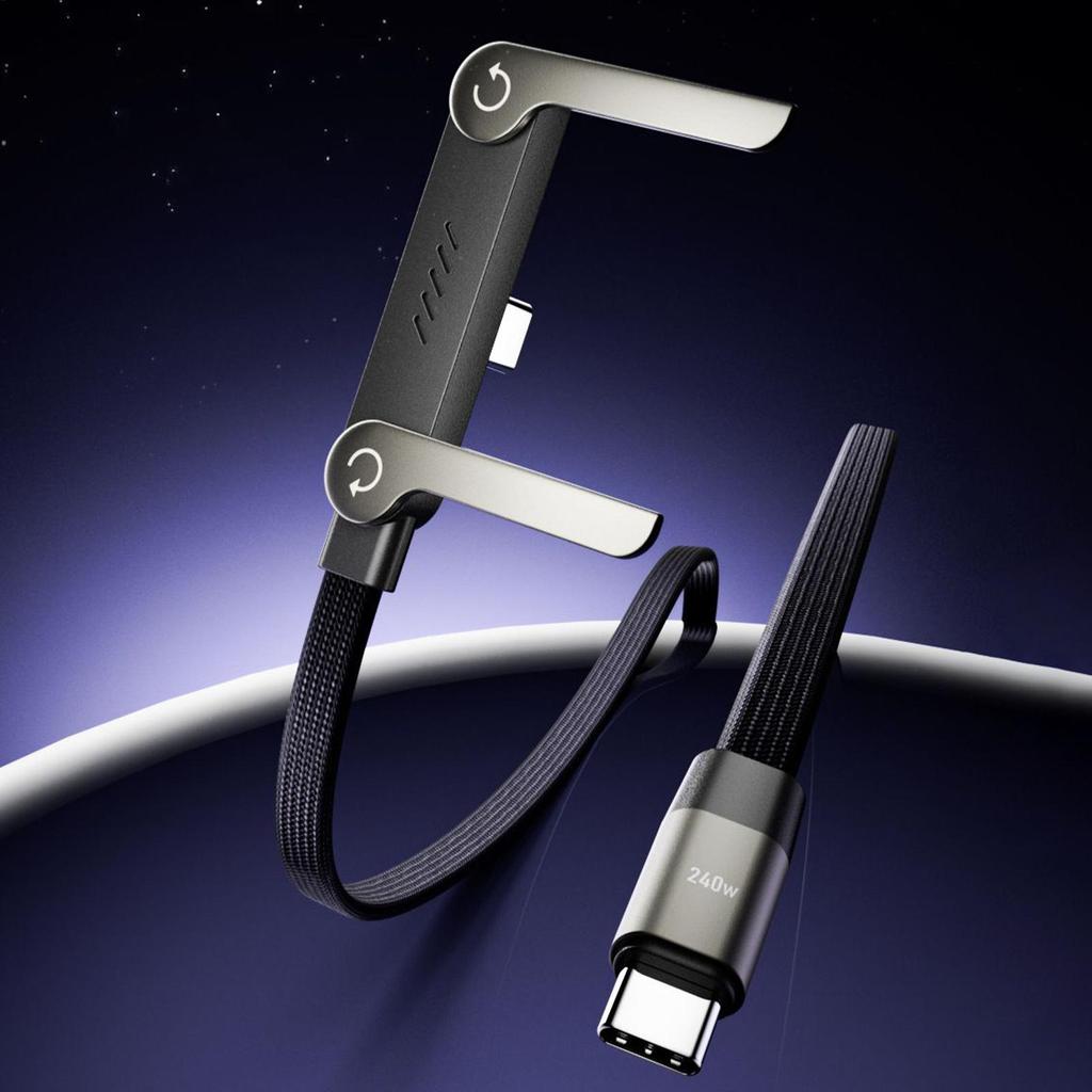 2-in-1 240W Invisible Holder Charger Phone Holder Data Cable Suitable For Smart Phone Fast Charging Data Cable