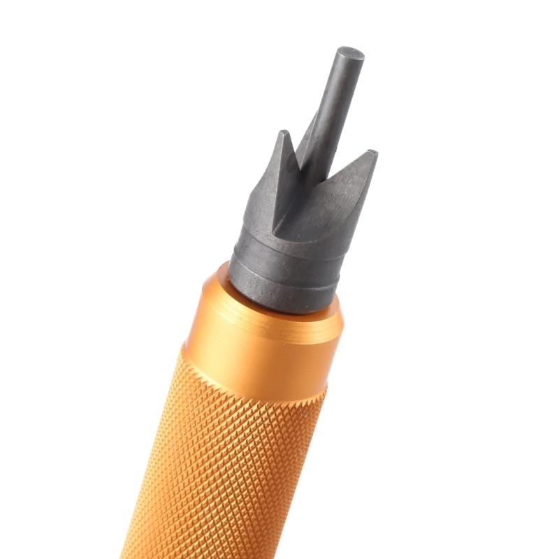 Deburring Tool Heavy Duty Deburring Tool for Metal Resin PVC Pipe Copper Plastic and 3D Printing Edges Burr Reamer Tool
