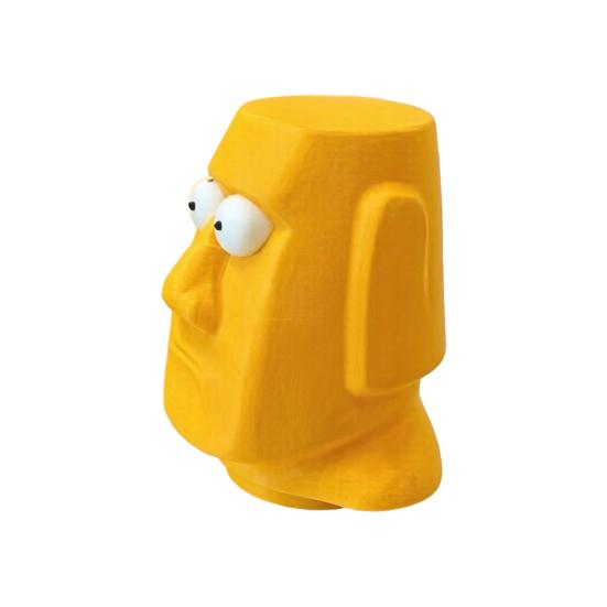 Press Eye Popping Stone Statue, Push & Stretch Sculpture, Funny Fidget Toy for Kids Adults, Stress Relief Toy for Calming Relief Birthday Party Favors
