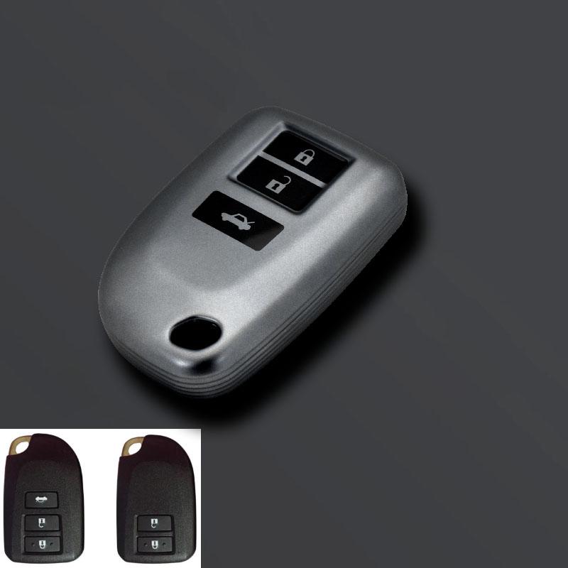 

TPU Car Key Cover Remote Fobs Case Keychian Holder Auto Accessories For Toyota Aygo 2017 2018 Yaris Porte Spade Hiace Regiusage