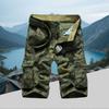 Men's Vintage Loose-Fit Multi-Pocket Work Cargo Shorts