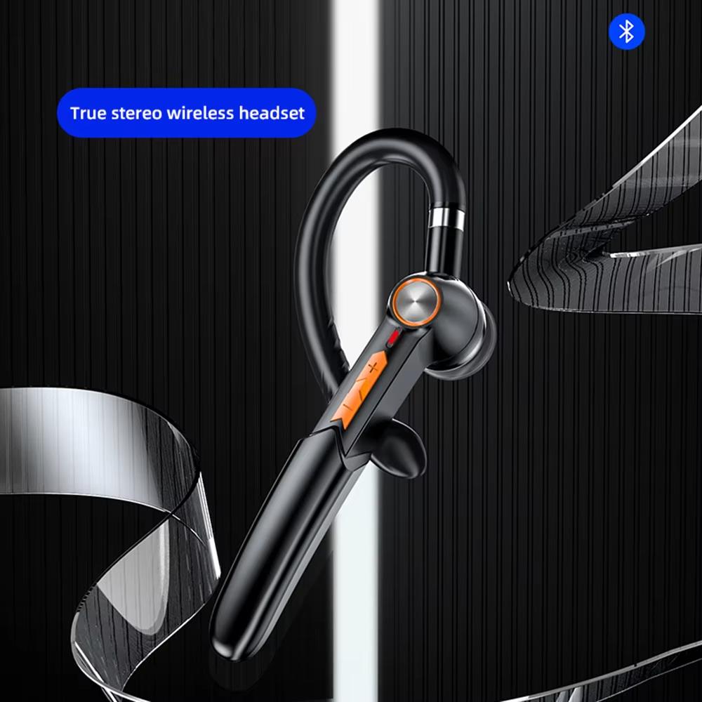 Touch Bluetooth-compatible Earphone Wireless Headphone with Microphone Hands Free Earbuds Noise Cancelling Headset
