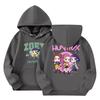 Child Fashion Lightweight Long Sleeve Pullover With Pockets  Print Hoodie