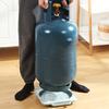 Practical Gift for Grill Masters: All-Terrain Propane Tank Cart - Heavy-Duty Wheels for Grass & Gravel, Makes Refills Effortless