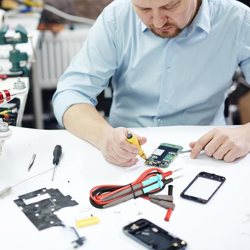 Multimeter Leads Kit Multi Meter Clamp Tester Probe 1000V 20A Volt Test Lead Electronic Test Leads For Digital Electrical