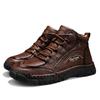 38-48 Men’s Boots High Top Leather Shoes  Outdoor Large Size Autumn/winter Handmade Ankle Boots