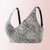 Women's, Sexy Leopard Print Bra, Non Removable Padding, Adjustable Shoulder Straps, Invisible Buckle, Breathable and Comfortable, Leopard Print Bra