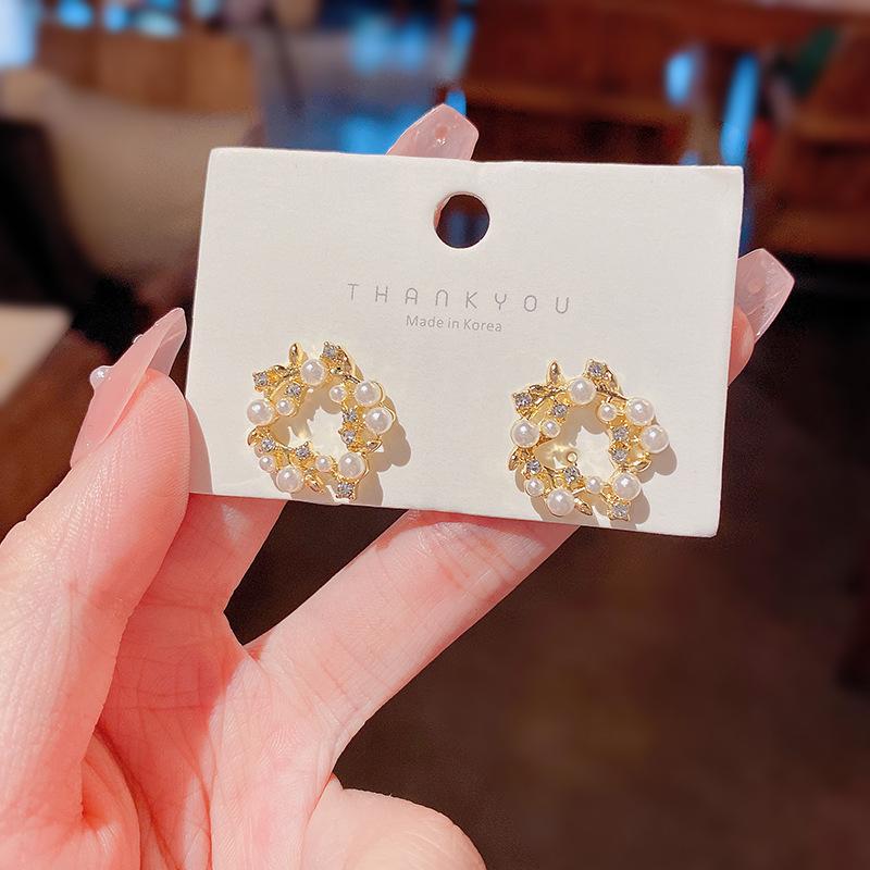 Spring & Summer Fresh Flower Earrings - 925 Silver Needle, Trendy, Elegant Style for Women