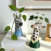 Flower Vases for Home Decors Giraffe Art Vases Aesthetic Vases Decorative Flower Vases Centerpieces for Shelf Table Decors
