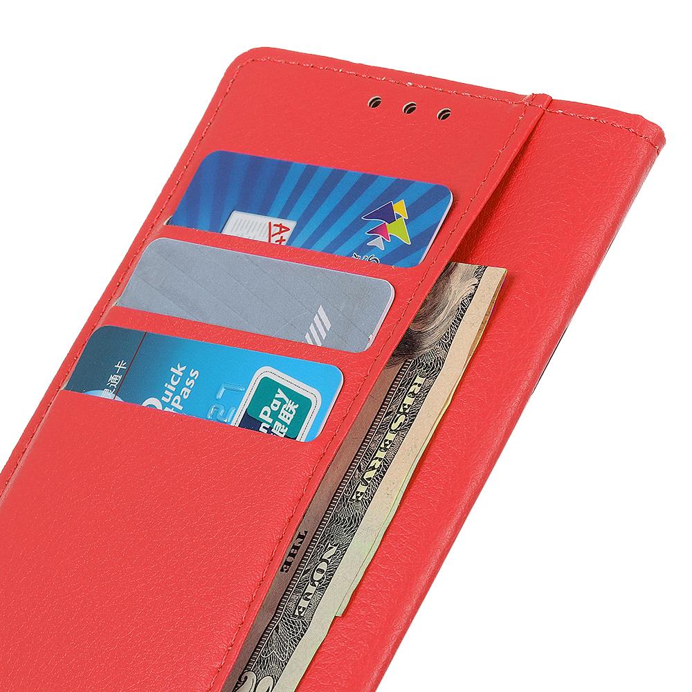 Wallet Case for Xiaomi Redmi Note 14 Pro 5G/Poco X7 5G PU Leather Phone Cover Litchi Texture