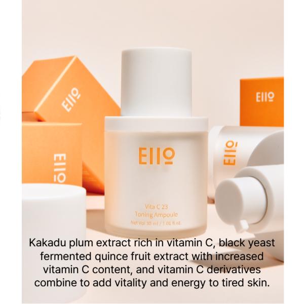 EIIO Vita C23 Toning Ampoule 30ml , Vita C Enzyme Cleanser 60g (7 Options)