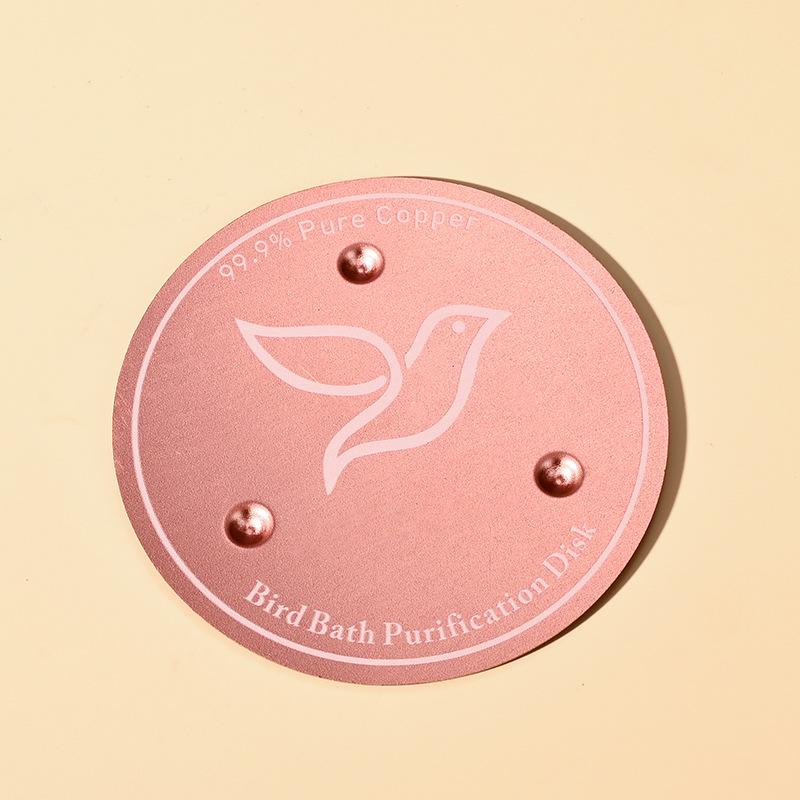 Copper Bird Bath Ornament: Water-Purifying Dish and Cleaner