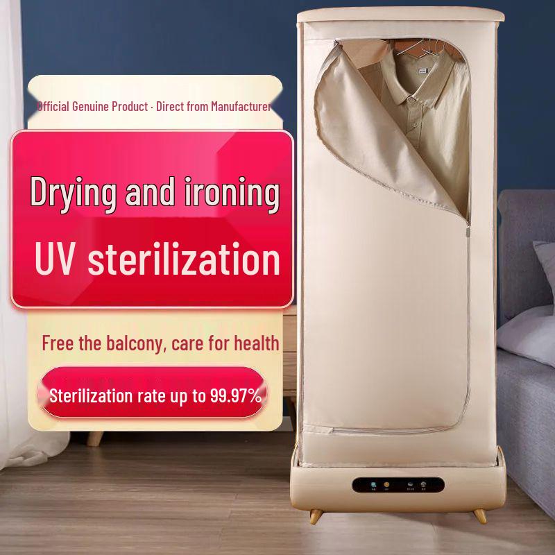 Przenośna Automatyczna Suszarka i Prasowarka do Ubrań: Składany, Sterylizujący, Wyprodukowany w Niemczech do użytku domowego