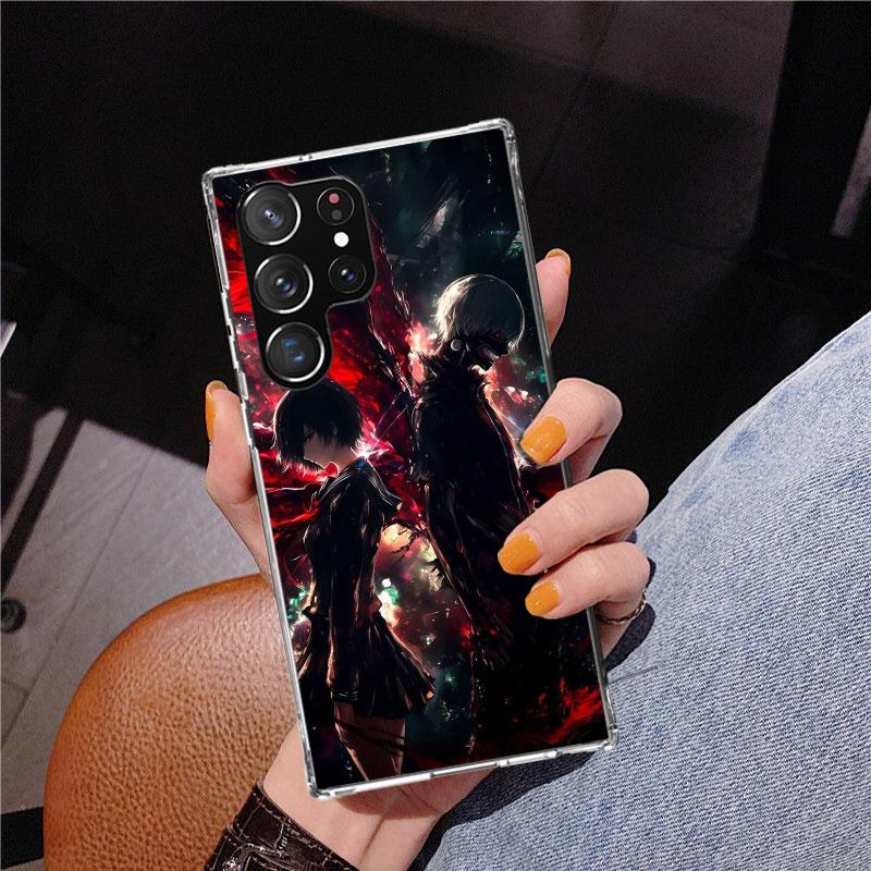 G-Ghoul Tokyo Touka Kirishima Phone Case For Samsung Galaxy S24 S25 Edge S26 Ultra S23 S22 S21 Plus S20 FE + Personalized Print