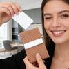 PU Woven Magnetic Business Card Holder – Sleek Card Organizer For Professionals, Portable Card Case