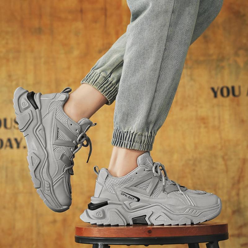 Pánské tenisky originální platforma běžecké boty pro volný čas šněrovací prodyšné vulkanizované sportovní boty pro muže