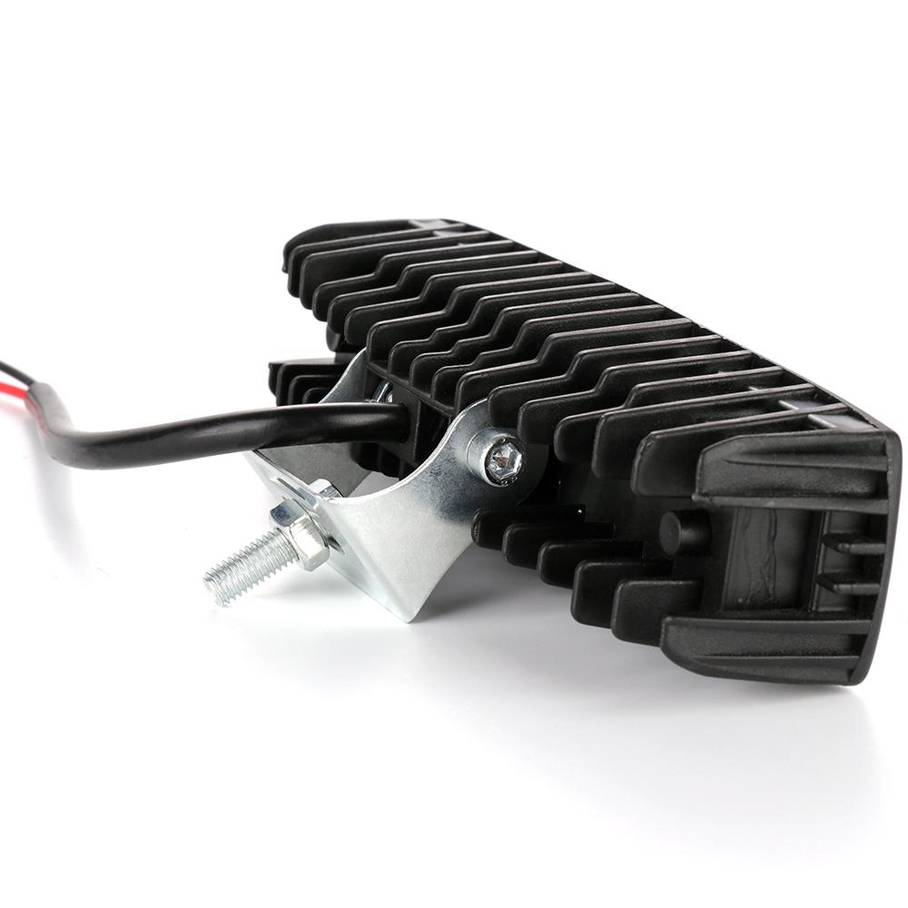 DC12V 18W Motorcycle LED Light Driving Spotlight Work Light 800LM 6500K-7500K White Light