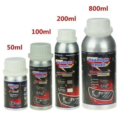 800ml Headlights Liquid Polymer Headlight Chemical Polish Repair Fluid Refurbishment Scratch Repair Polishing Headlights Kit