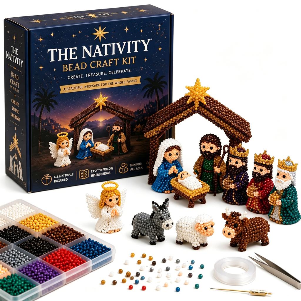 DIY 3D Beaded Animal Craft Set Creative Handmade Mini Animal Beading Kit With Detailed Instructions For Adults Teens Beginner