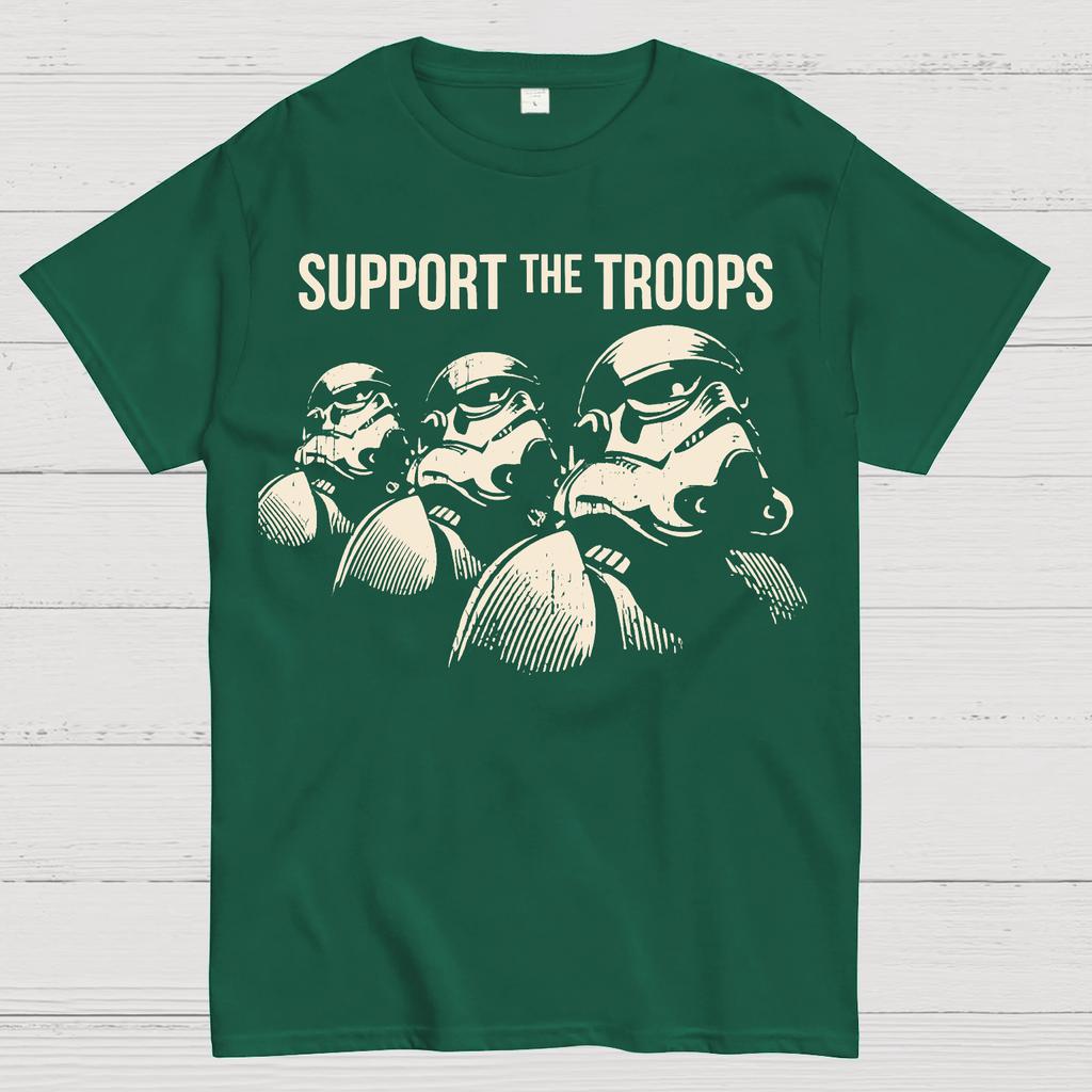 Support The Troops Cotton Summer Casual Cool Loose T-Shirt
