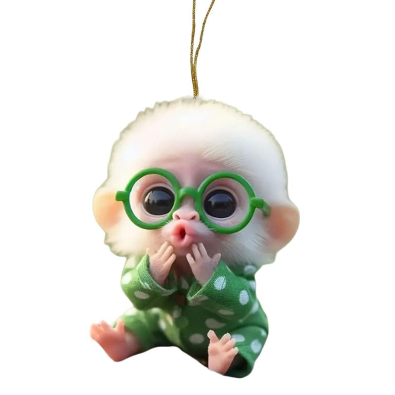 Playful Vehicle Hanging decors  easy carry  Cartoon Inspired Vehicle Ornament Vehicle Accessories for Modern Drivers
