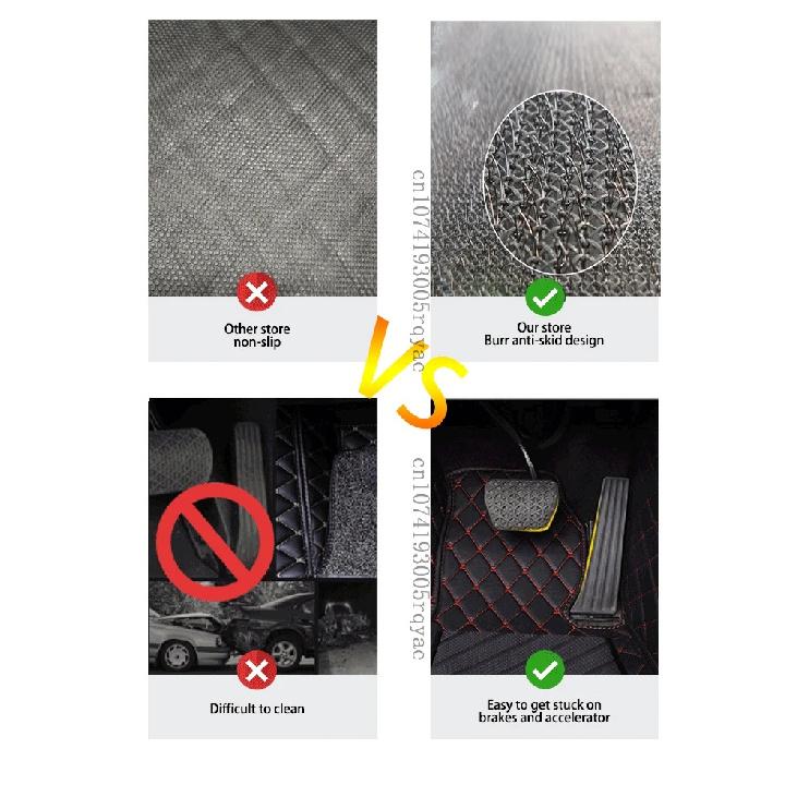 Best Car Floor Mats For Nissan Micra March Renault Pulse K13 2010 2011 2012 2013~2020 Non-slip Carpet For Car Waterproof Floor